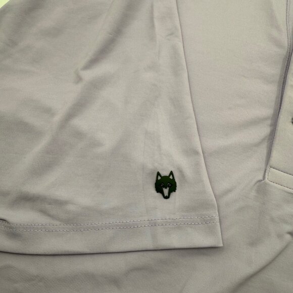 NWOT Greyson Polo Shirt Men’s XXL Purple Golf Performance Stretch Athletic Wolf - Picture 4 of 8